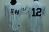 wholesale cheap Alfonso Soriano 12 New York Yankees White 2009 Logo MLB Baseball Jerseys