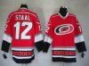 wholesale cheap Eric Staal 12 Carolina Hurricanes Red NHL Hockey Jerseys